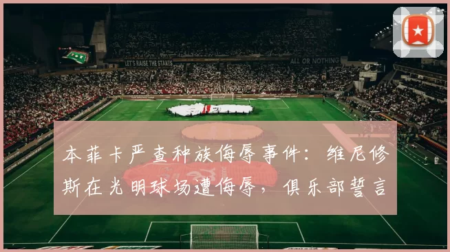 本菲卡严查种族侮辱事件：维尼修斯在光明球场遭侮辱，俱乐部誓言严惩