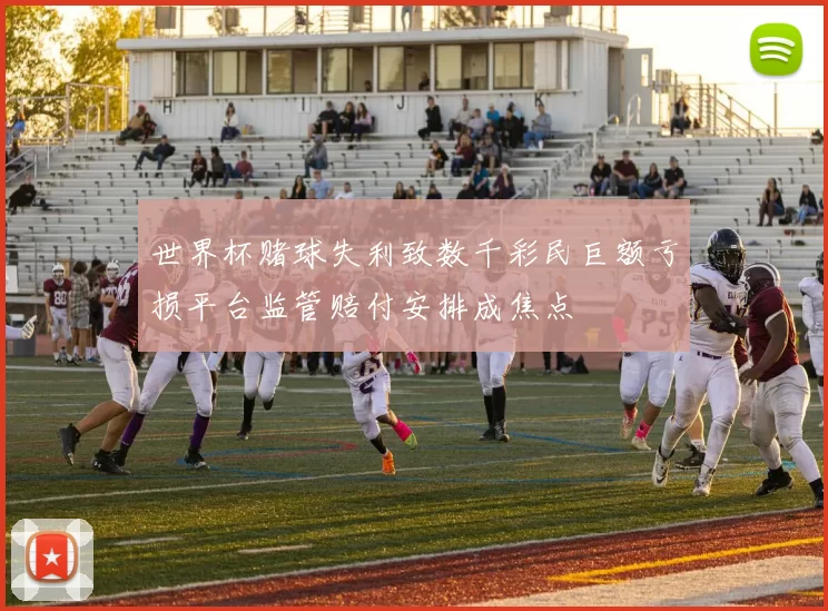 世界杯赌球失利致数千彩民巨额亏损平台监管赔付安排成焦点